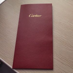Cartier receipt envelope